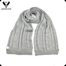 Women′s Winter Acrylic Cable Knitting Pattern Scarf